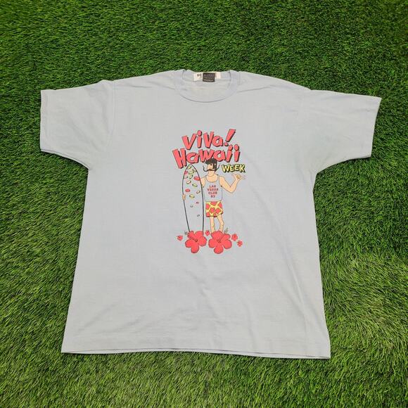 Vintage 1993 Las-Vegas Club Surfer Shirt XL 23x28 Hawaii - Picture 1 of 16